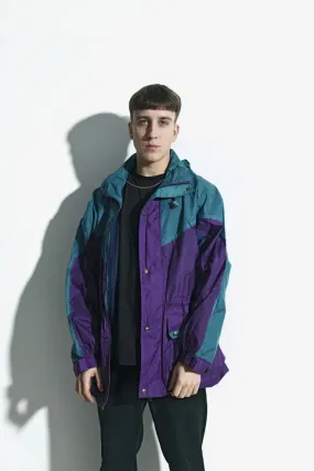 1990s vintage windbreaker purple