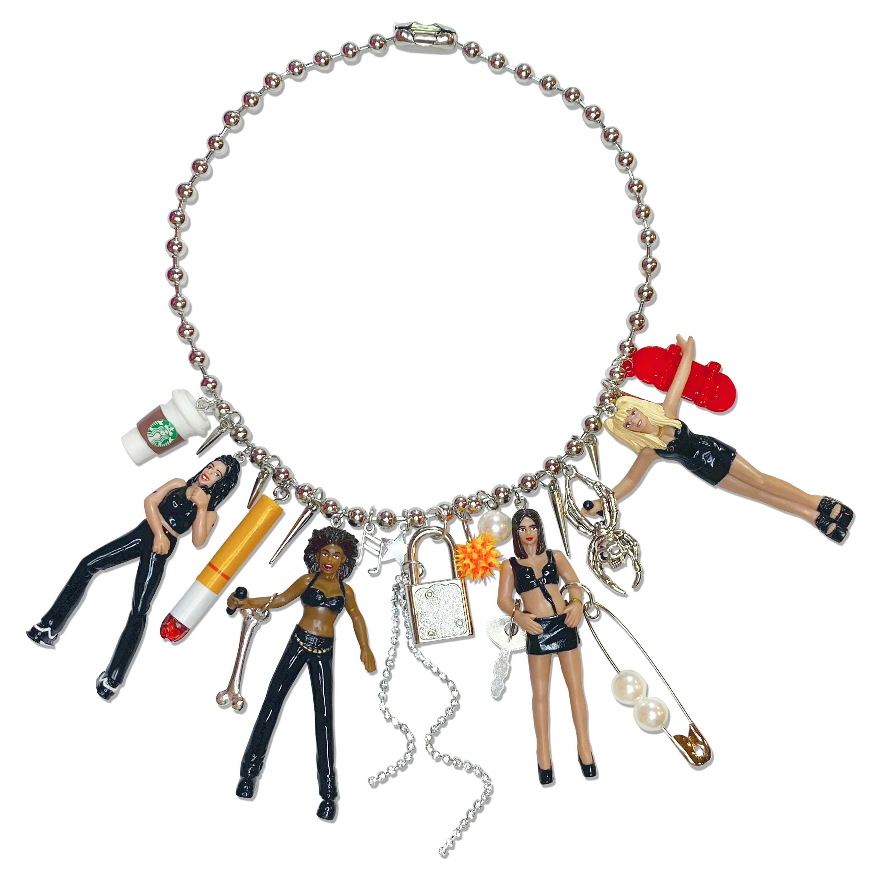 1998 Spice Girls Charm Necklace