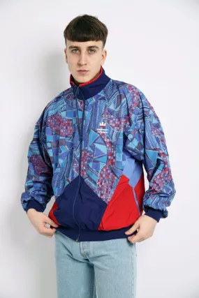 80s retro windbreaker multi