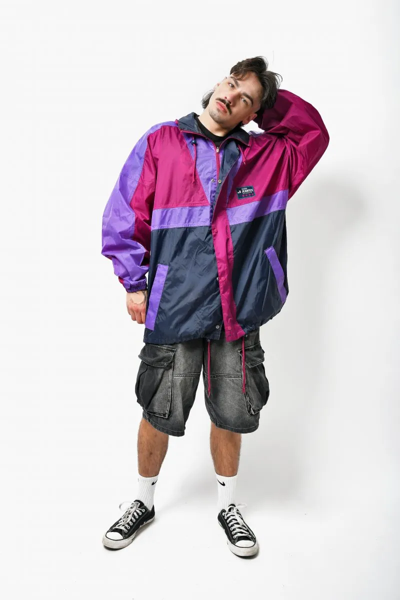 90s retro windbreaker