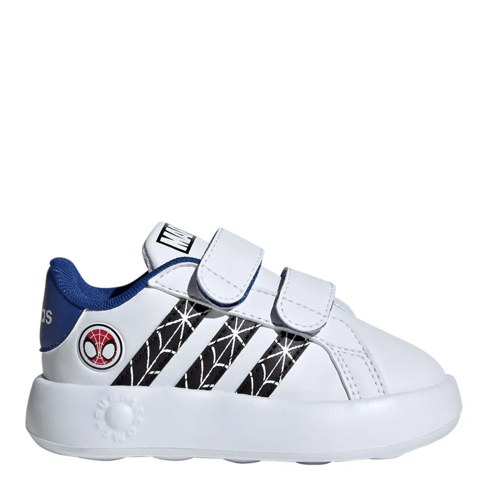 ADIDAS  BOYS TODDLER GRAND COURT 2.0 SPIDERMAN SNEAKER