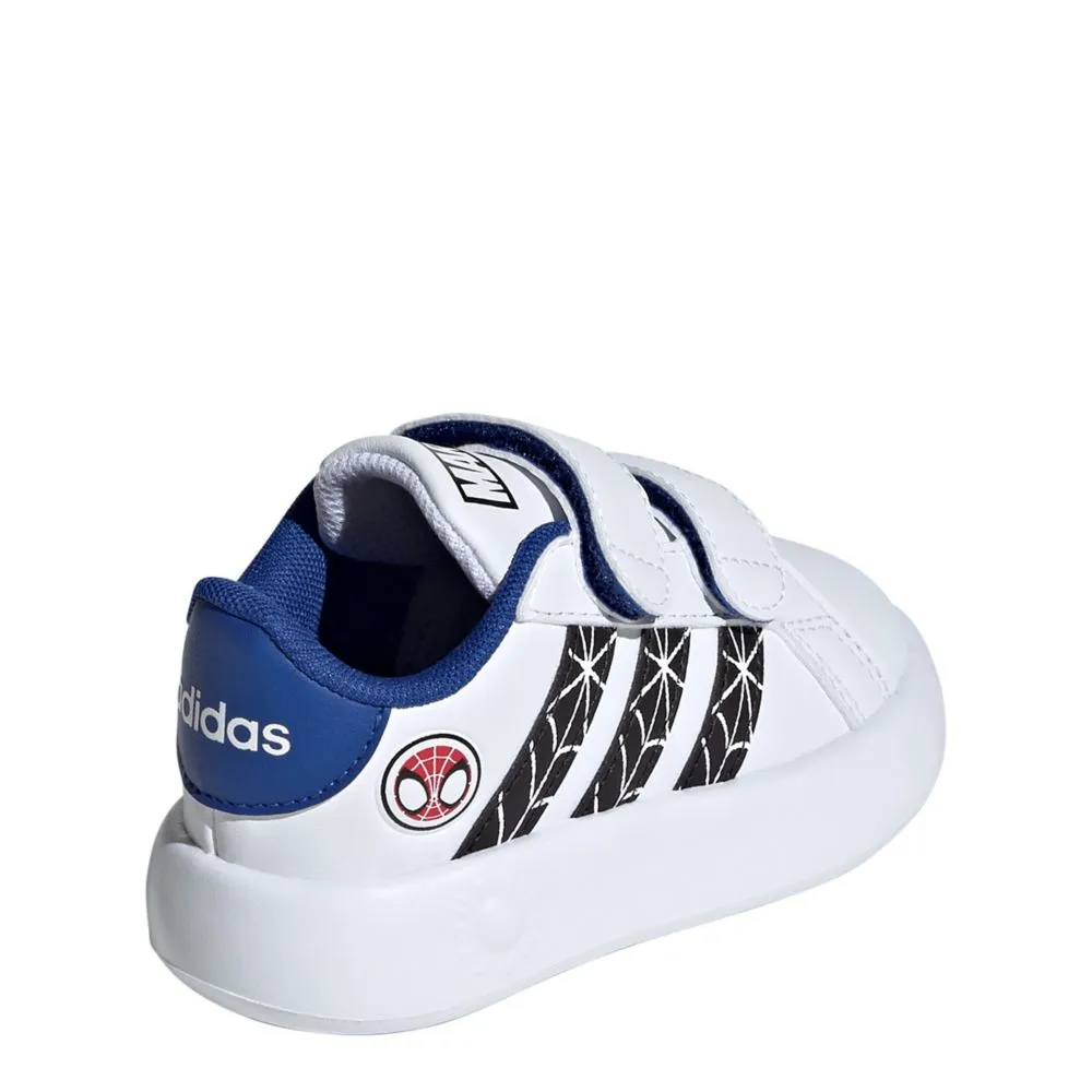 ADIDAS  BOYS TODDLER GRAND COURT 2.0 SPIDERMAN SNEAKER