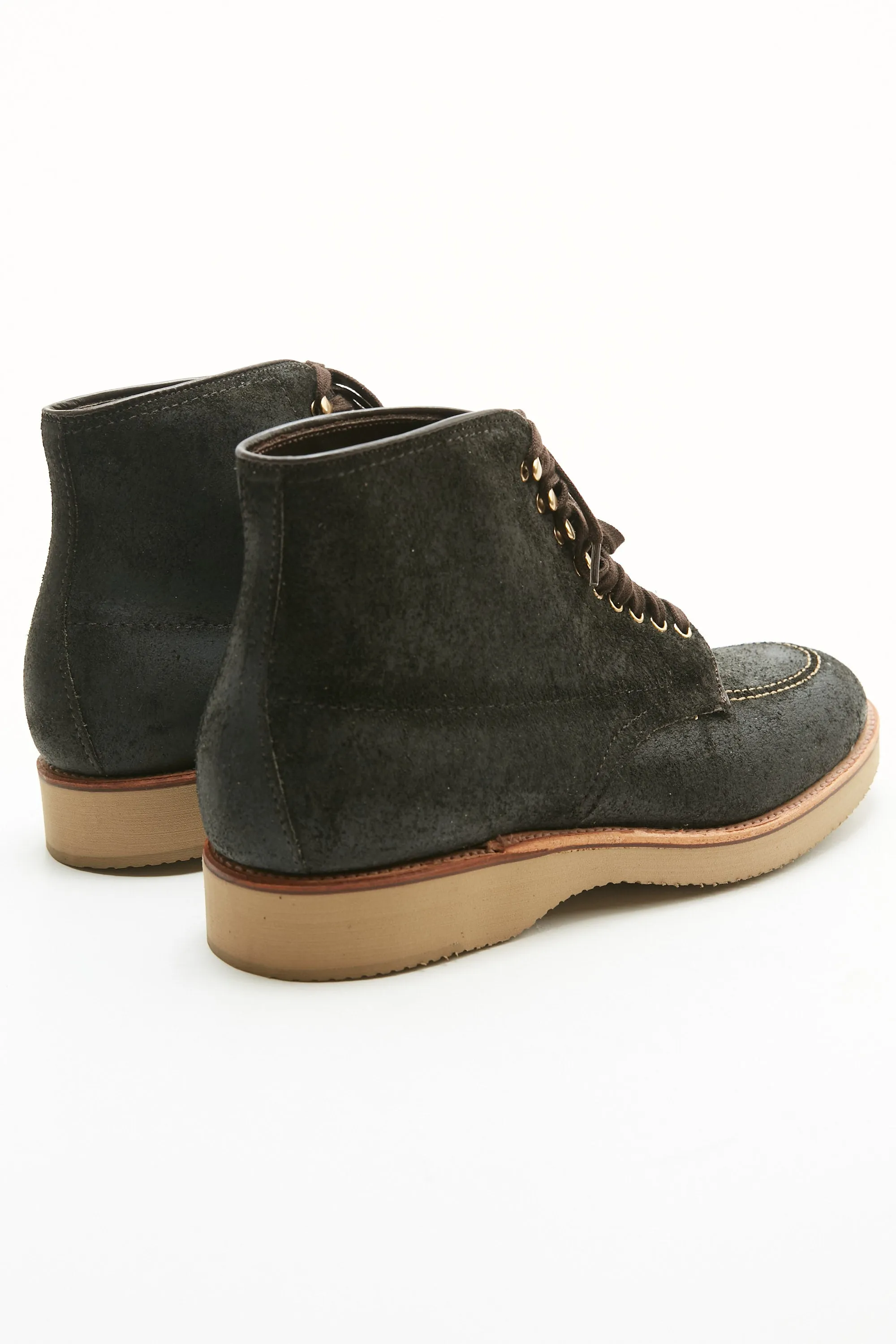 Alden x Totem EXCLUSIVE The Lombard Indy Boot - Reverse Earth Chamois