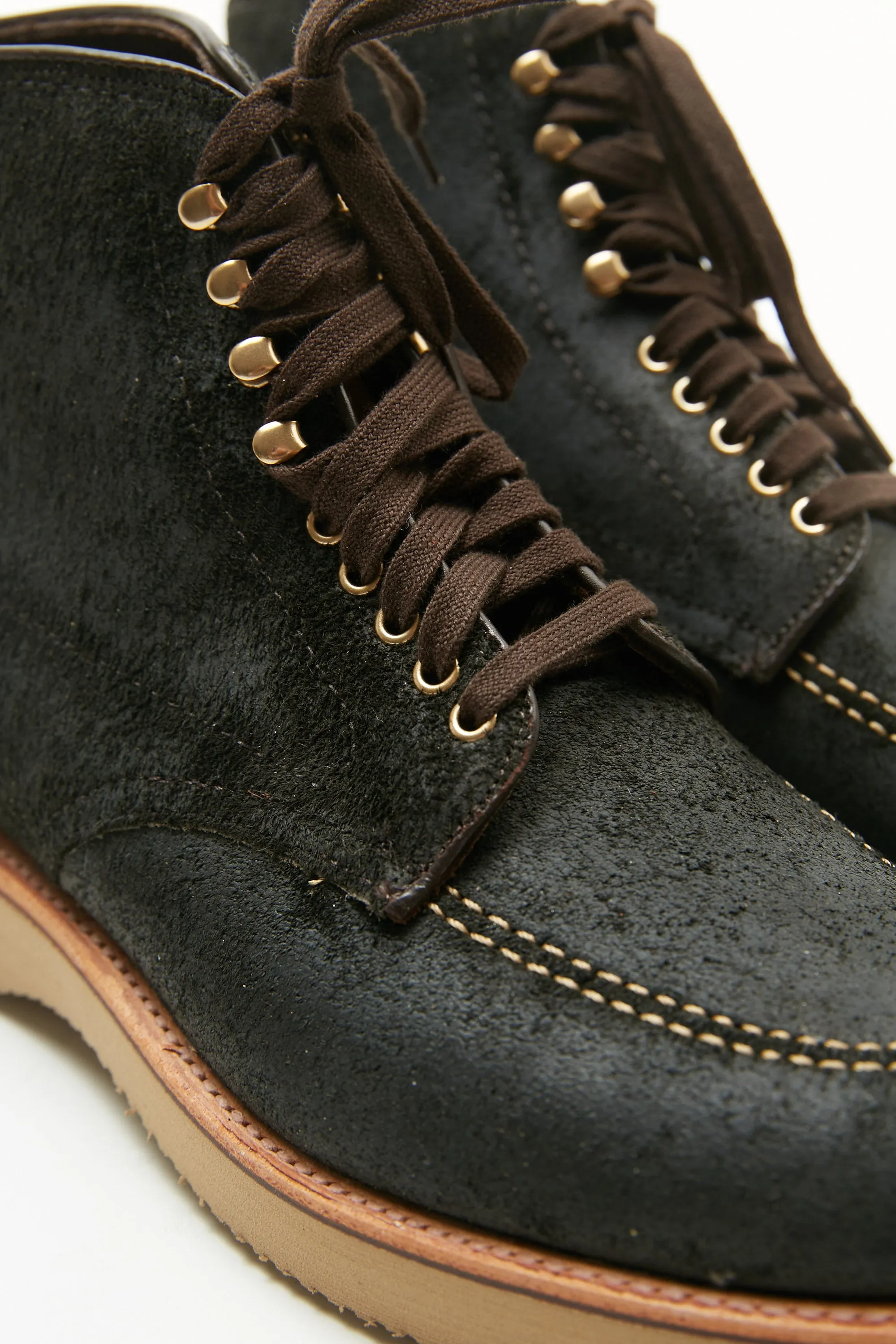 Alden x Totem EXCLUSIVE The Lombard Indy Boot - Reverse Earth Chamois