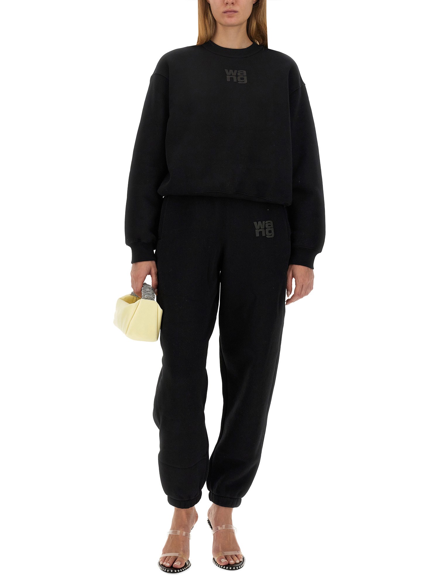 ALEXANDERWANG.T    ESSENTIAL TERRY PANTS WITH PUFF LOGO