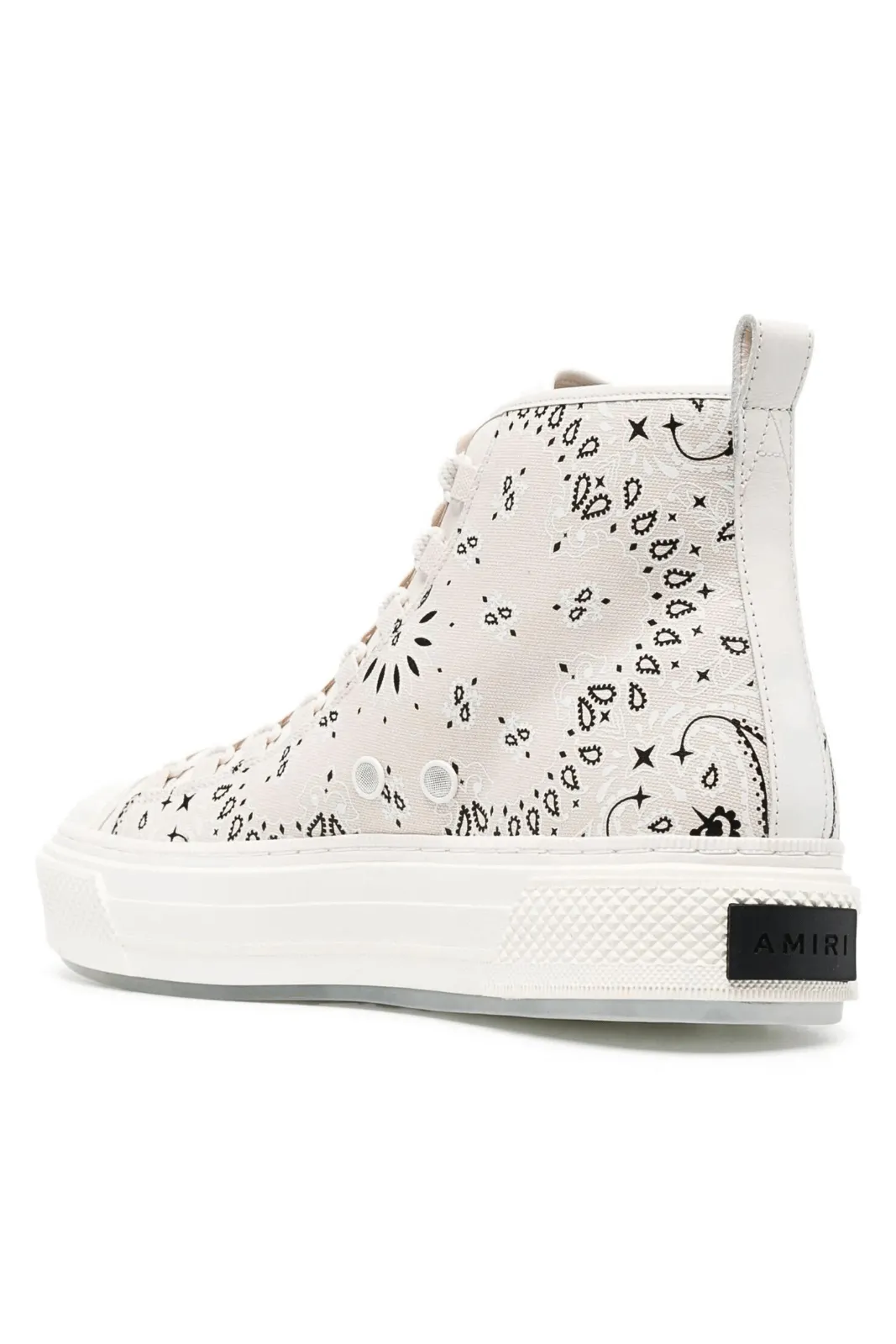 Amiri Bandana M A Court Alabaster high-top sneakers Beige