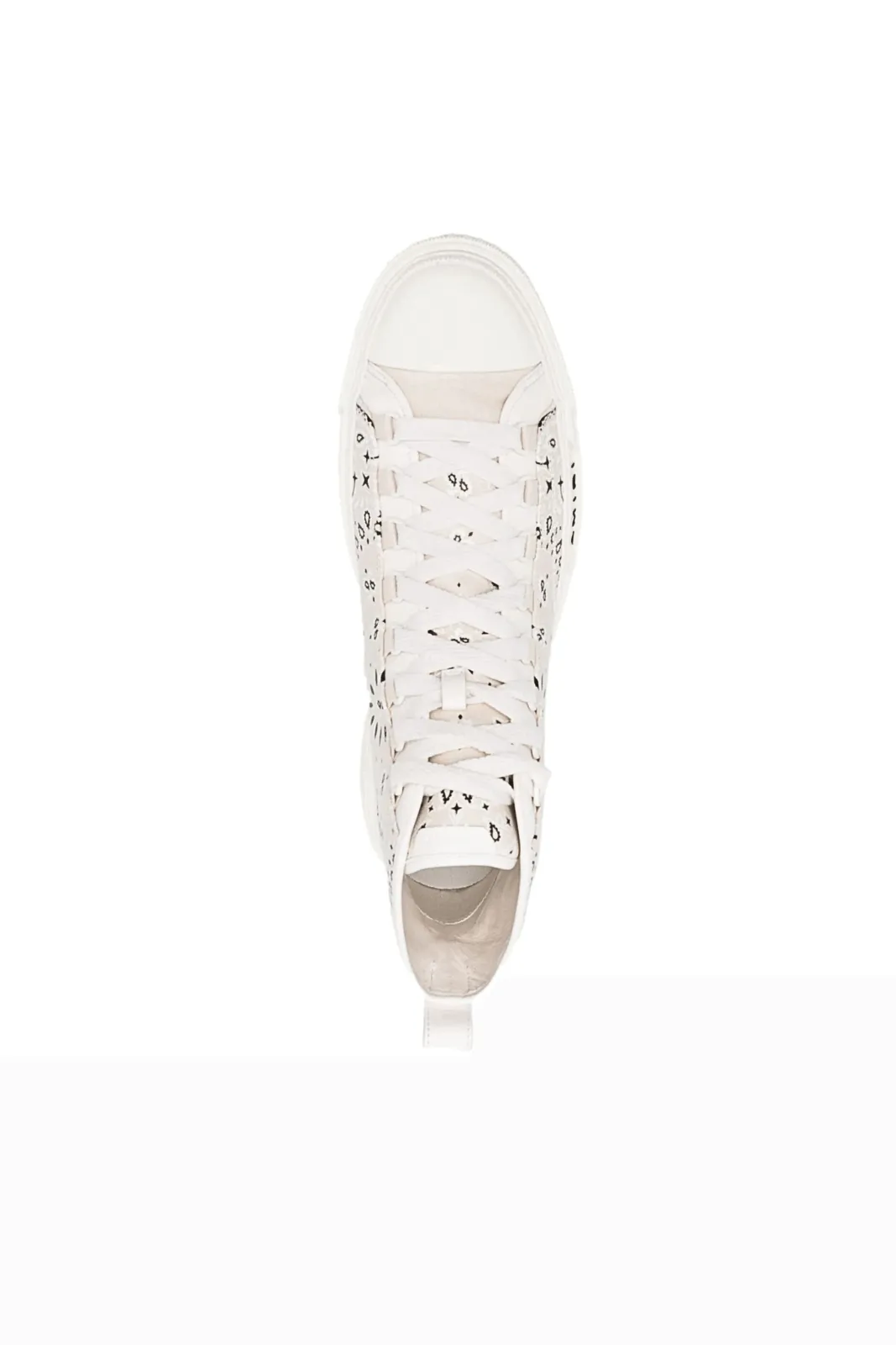 Amiri Bandana M A Court Alabaster high-top sneakers Beige