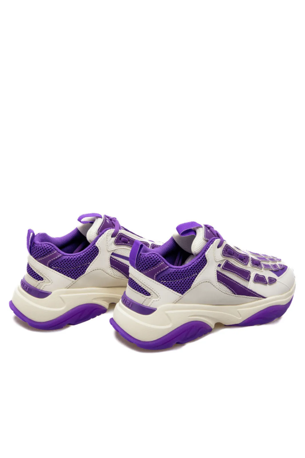 Amiri Bone Runner 'White Purple' Sneakers