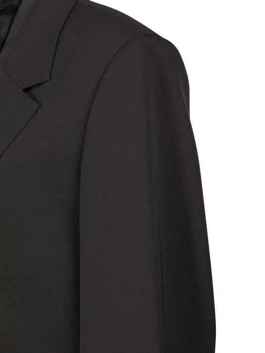 Balenciaga   Barathea fitted double breasted blazer 