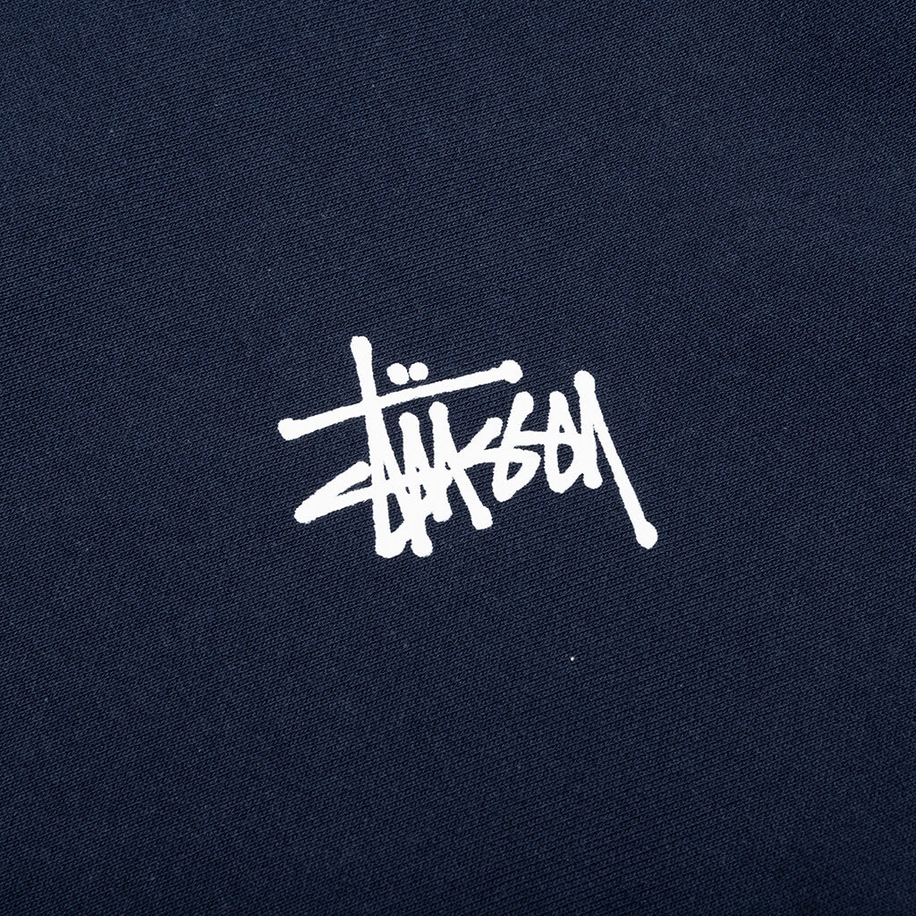 Basic Stussy Hoodie - Navy