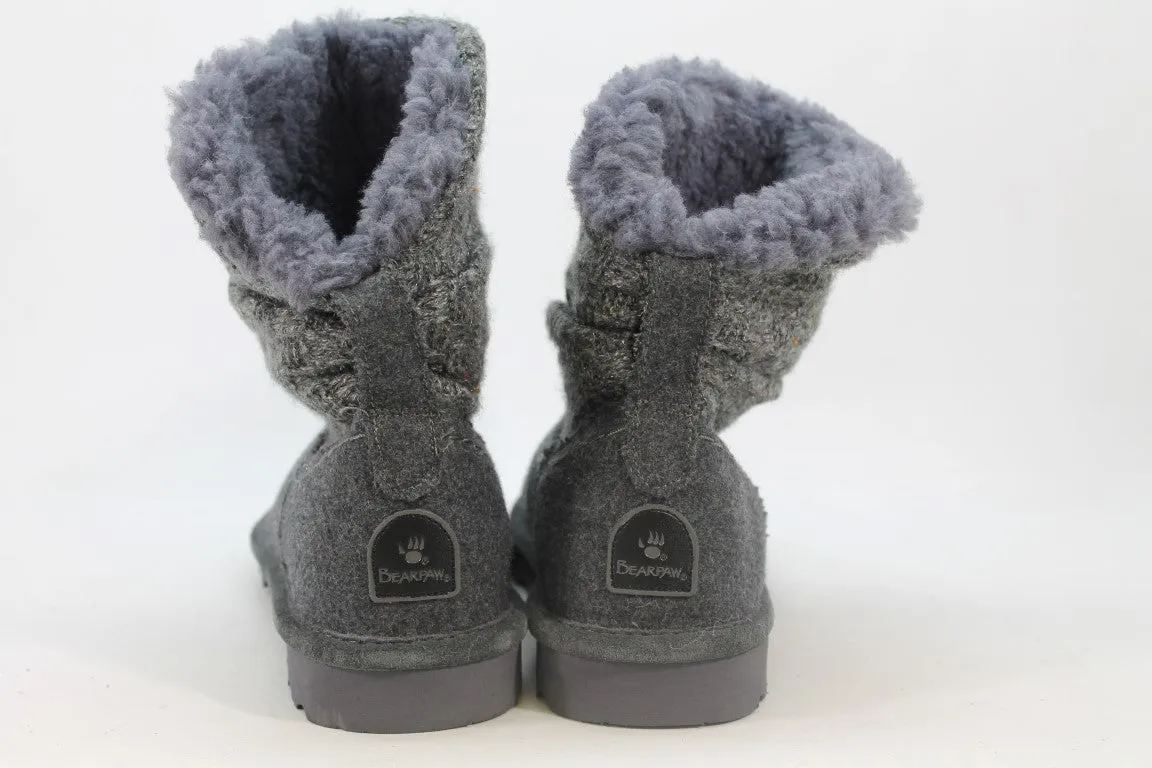 Bearpaw Virginia Women's Grey Boots 11M(ZAP13591)