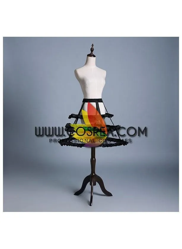 Black 3 Tier Bird Cage Petticoat