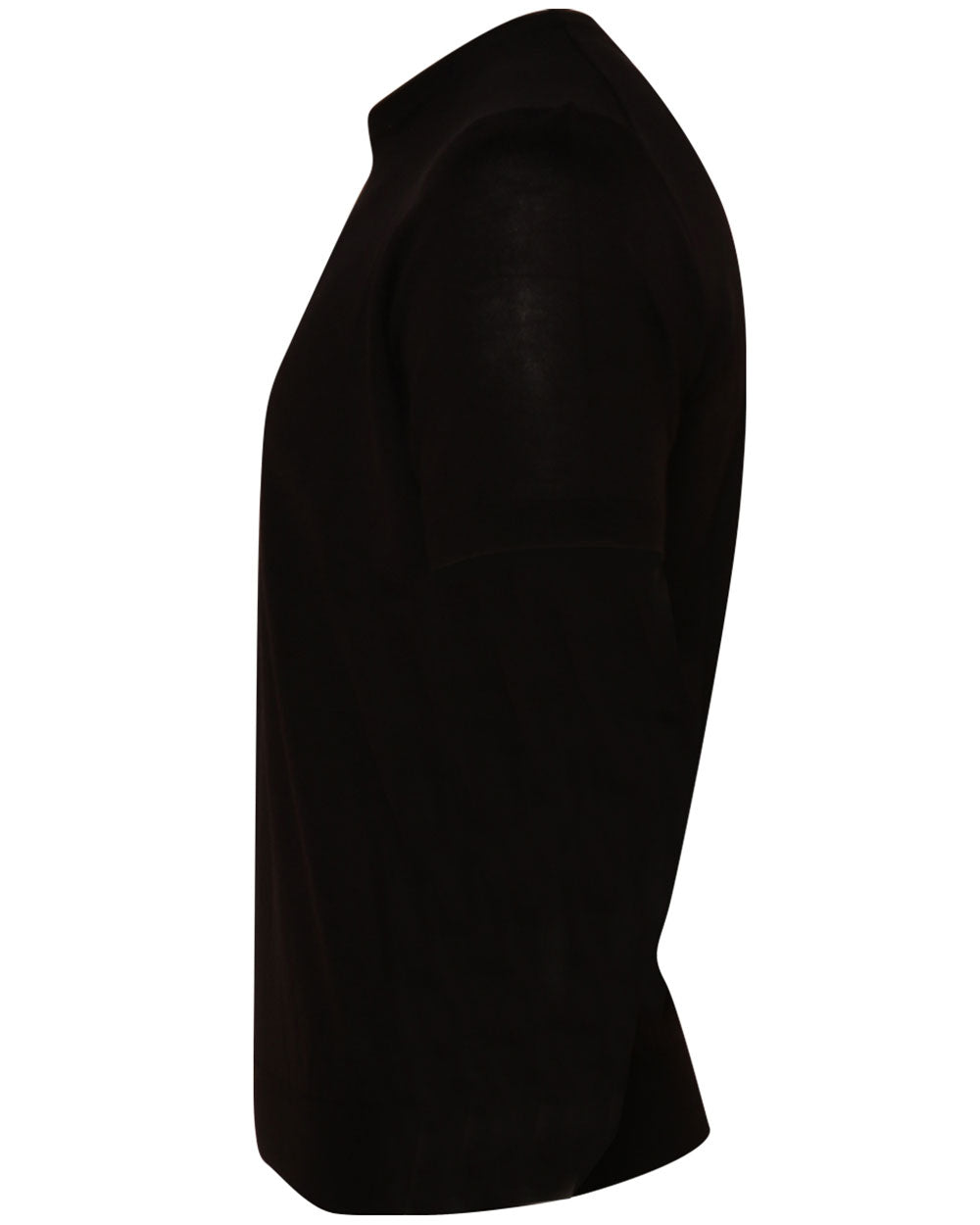 Black Cashmere and Silk Blend Crewneck Sweater