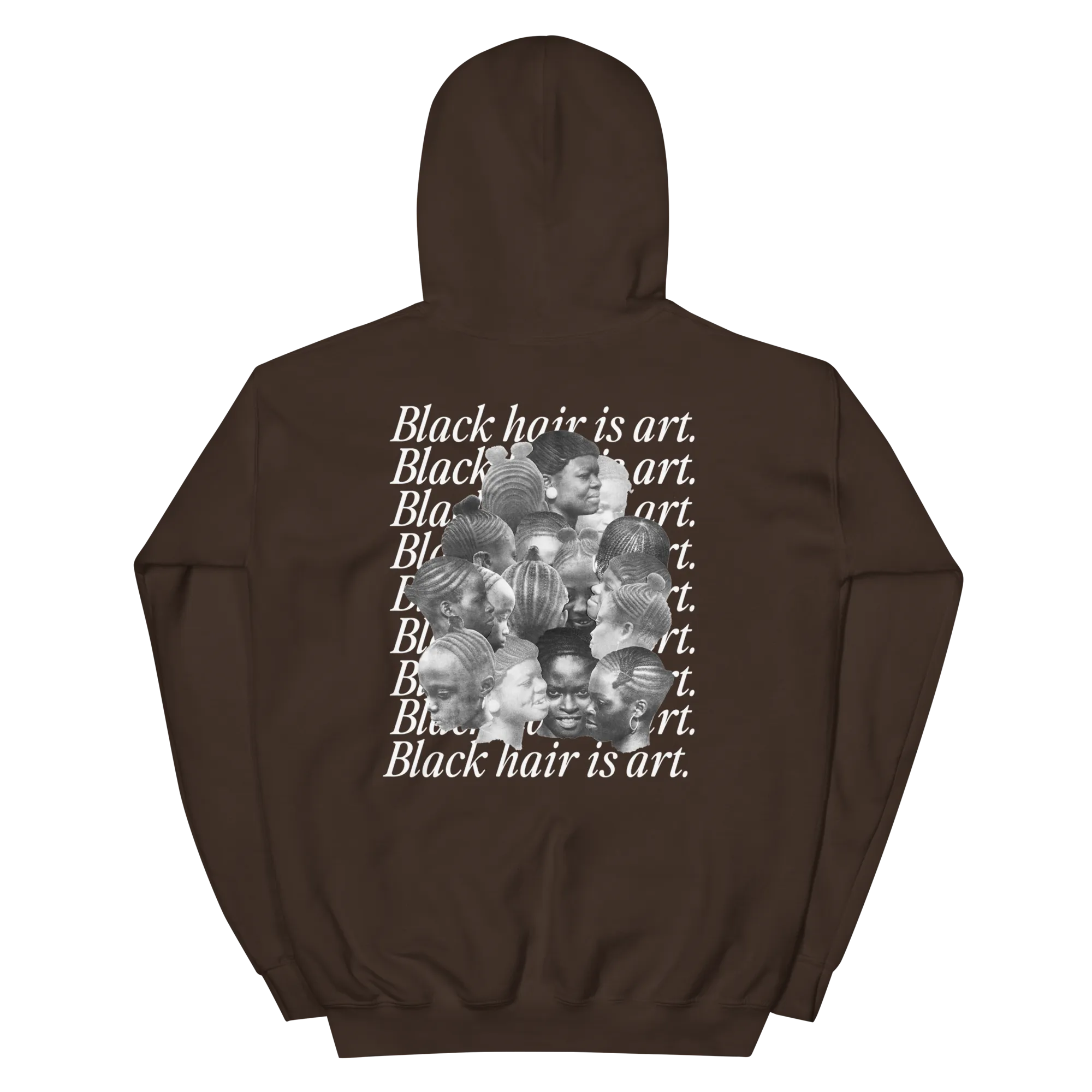 Black Hair is Art Hoodie