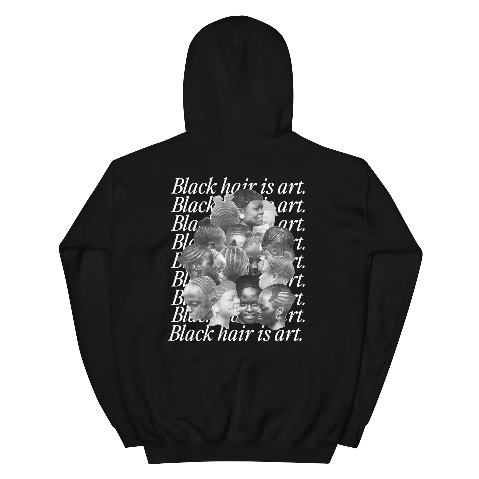 Black Hair is Art Hoodie