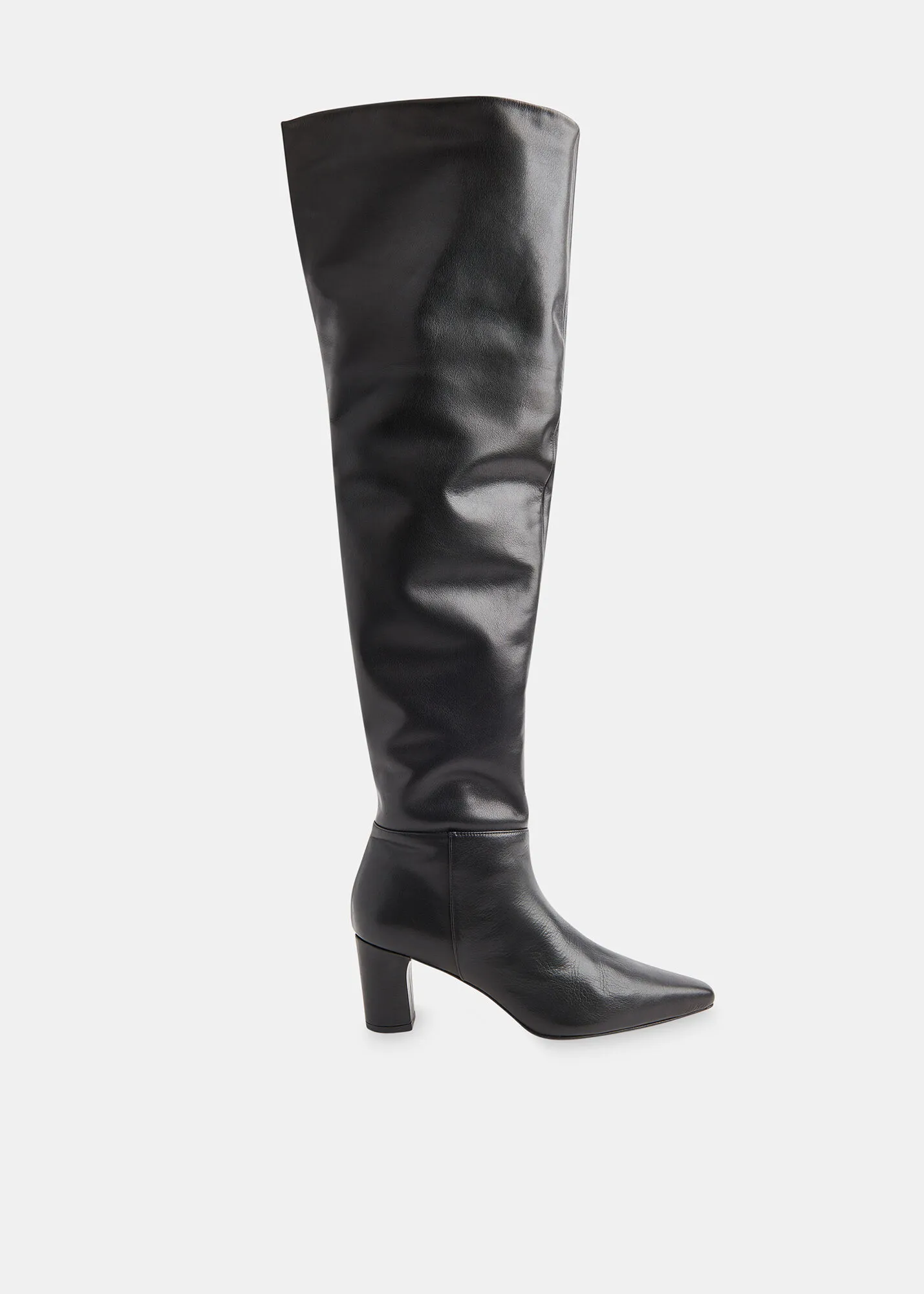 Black Inessa Over The Knee Boot