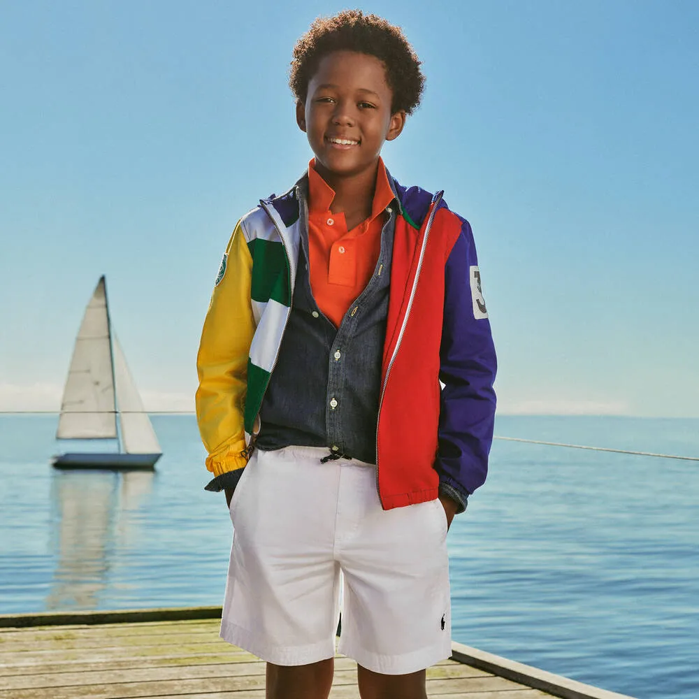 Boys Colourblock Windbreaker Jacket