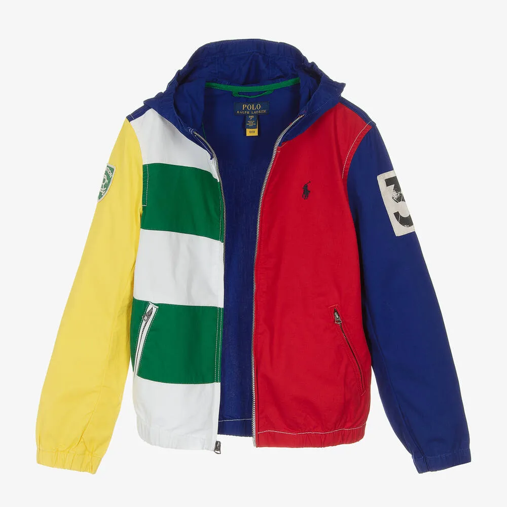 Boys Colourblock Windbreaker Jacket