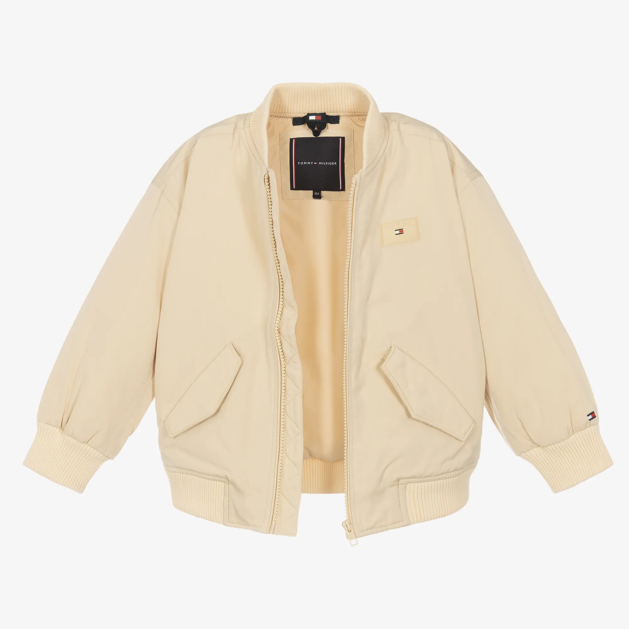 Boys Ivory Bomber Jacket