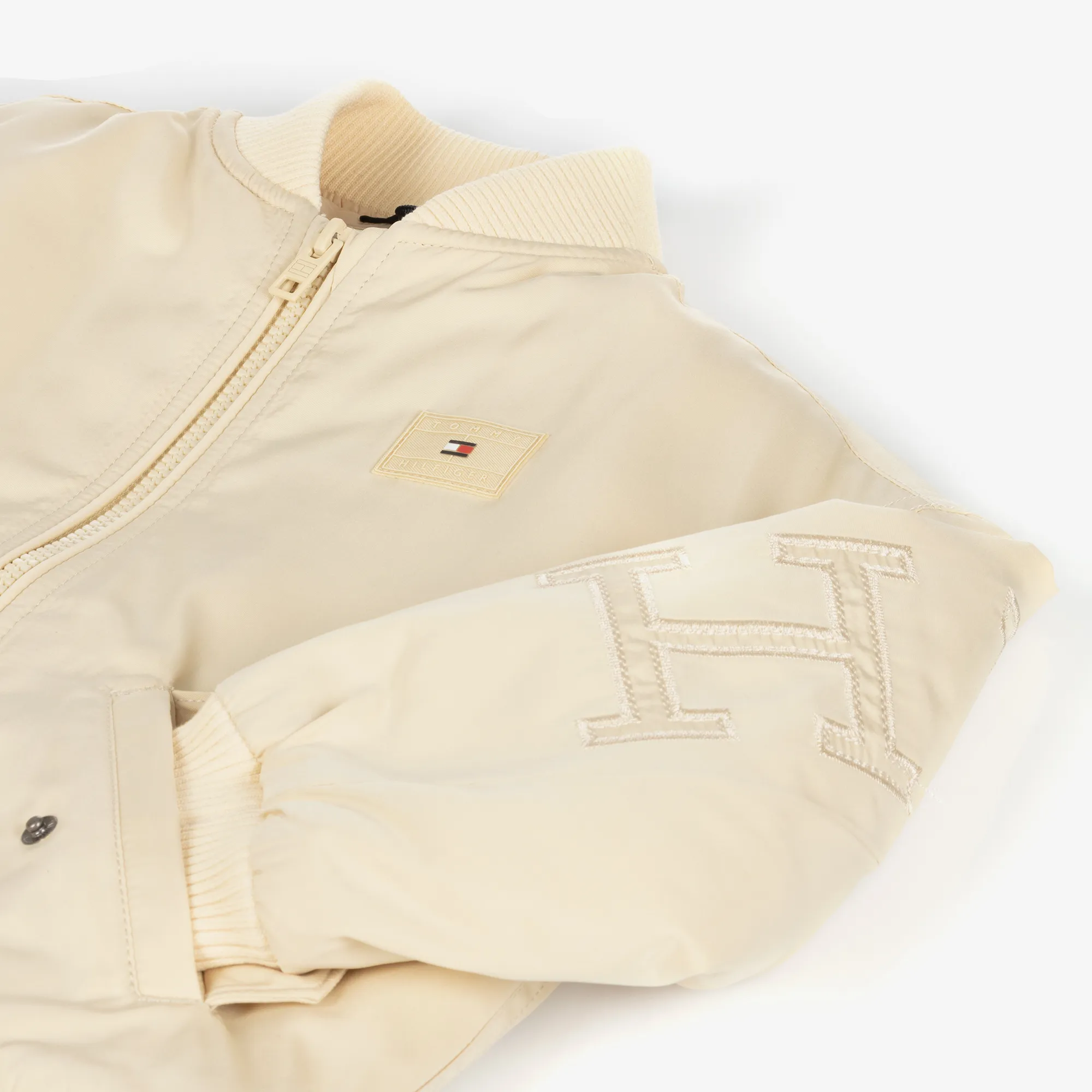 Boys Ivory Bomber Jacket