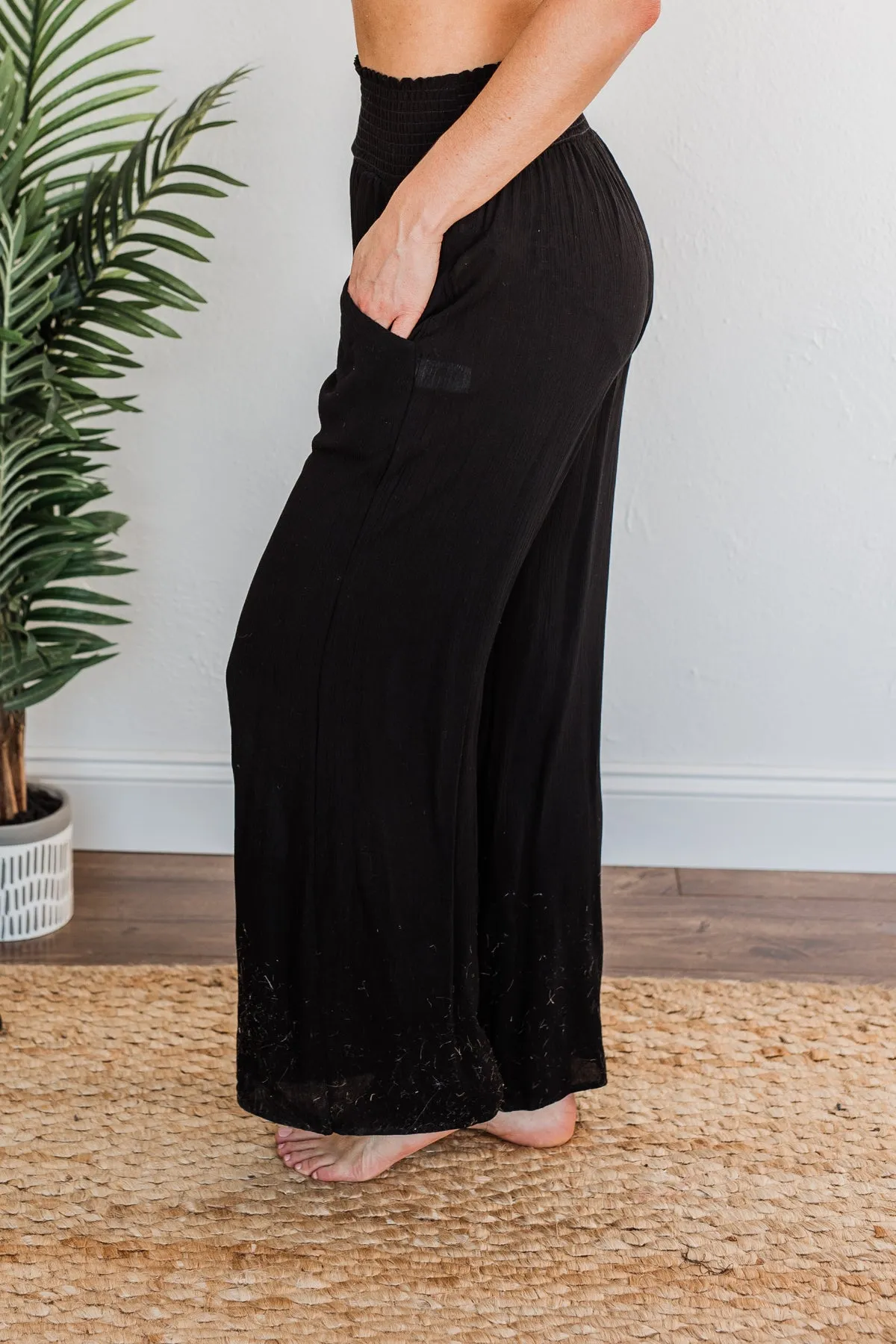 Brand New Me Wide Leg Pants- Black