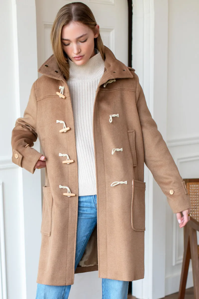 Camille Coat - Camel Wool Cashmere