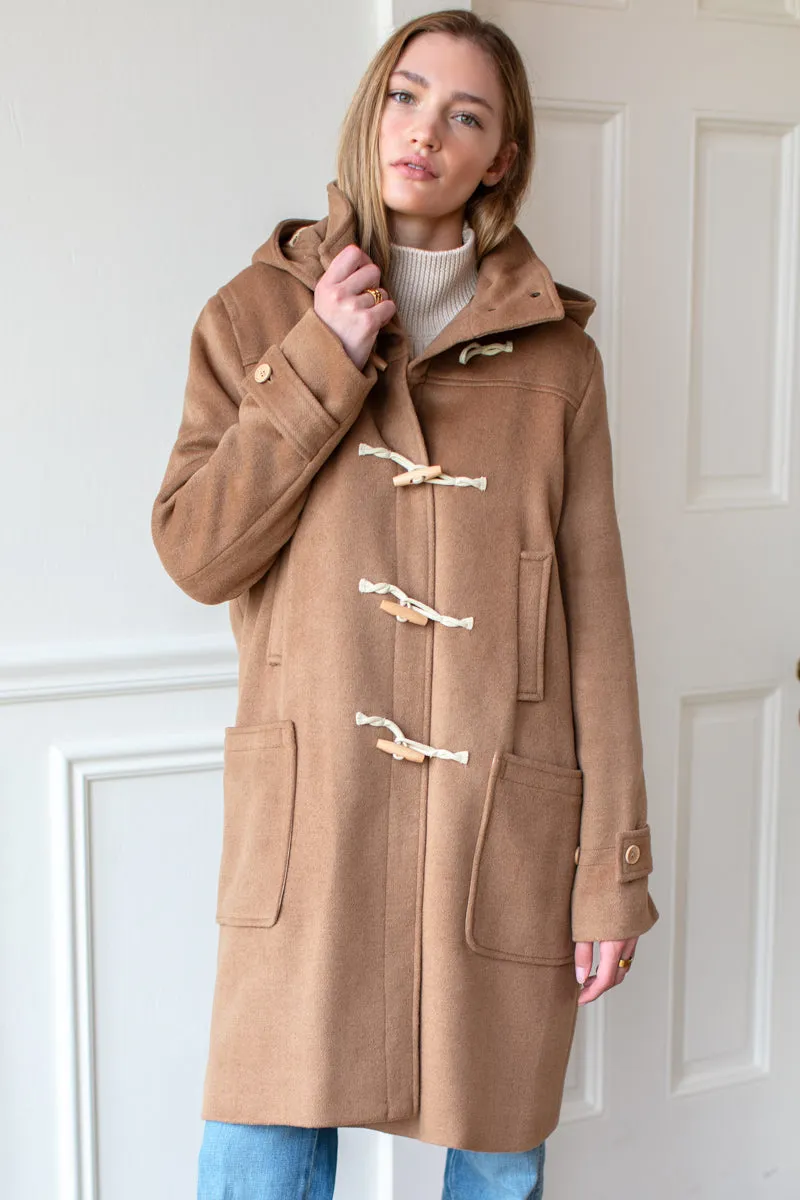 Camille Coat - Camel Wool Cashmere