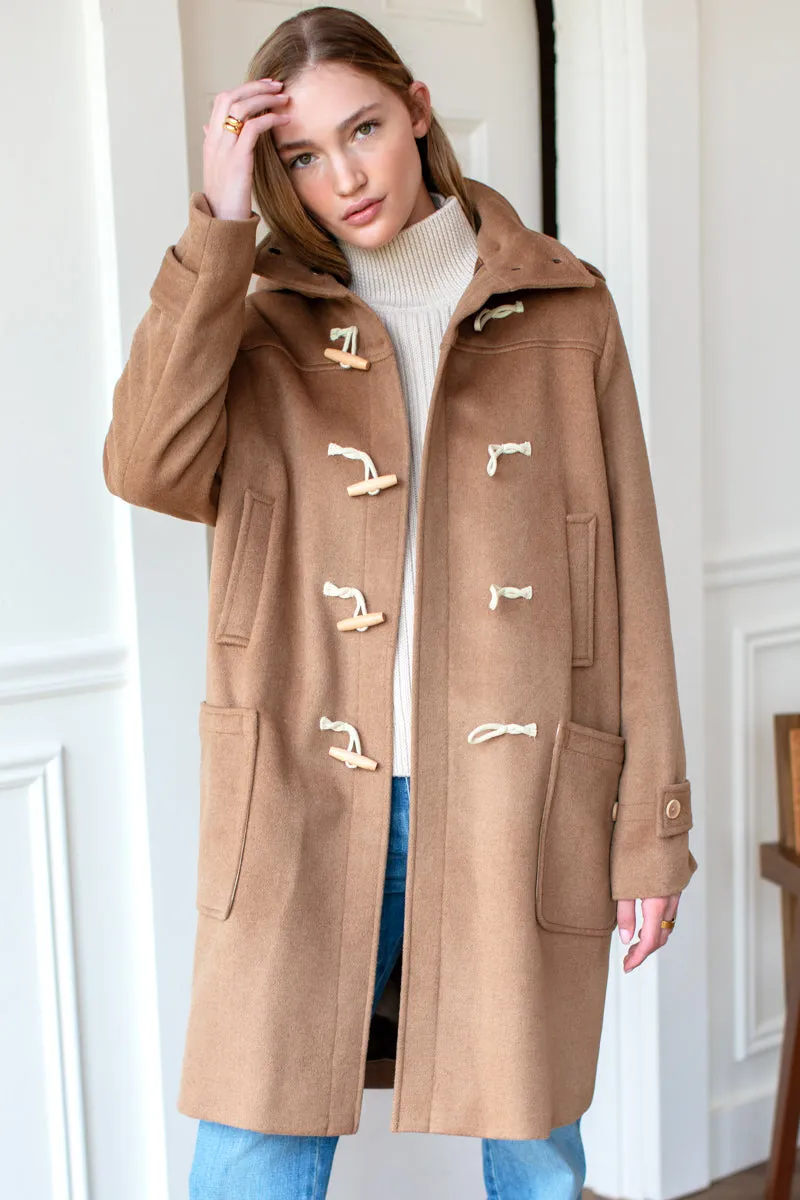 Camille Coat - Camel Wool Cashmere