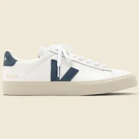 Campo Leather Sneaker - Extra White/California Blue