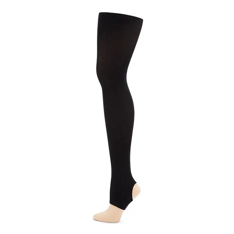 Capezio Self Knit Girl's Stirrup Tights