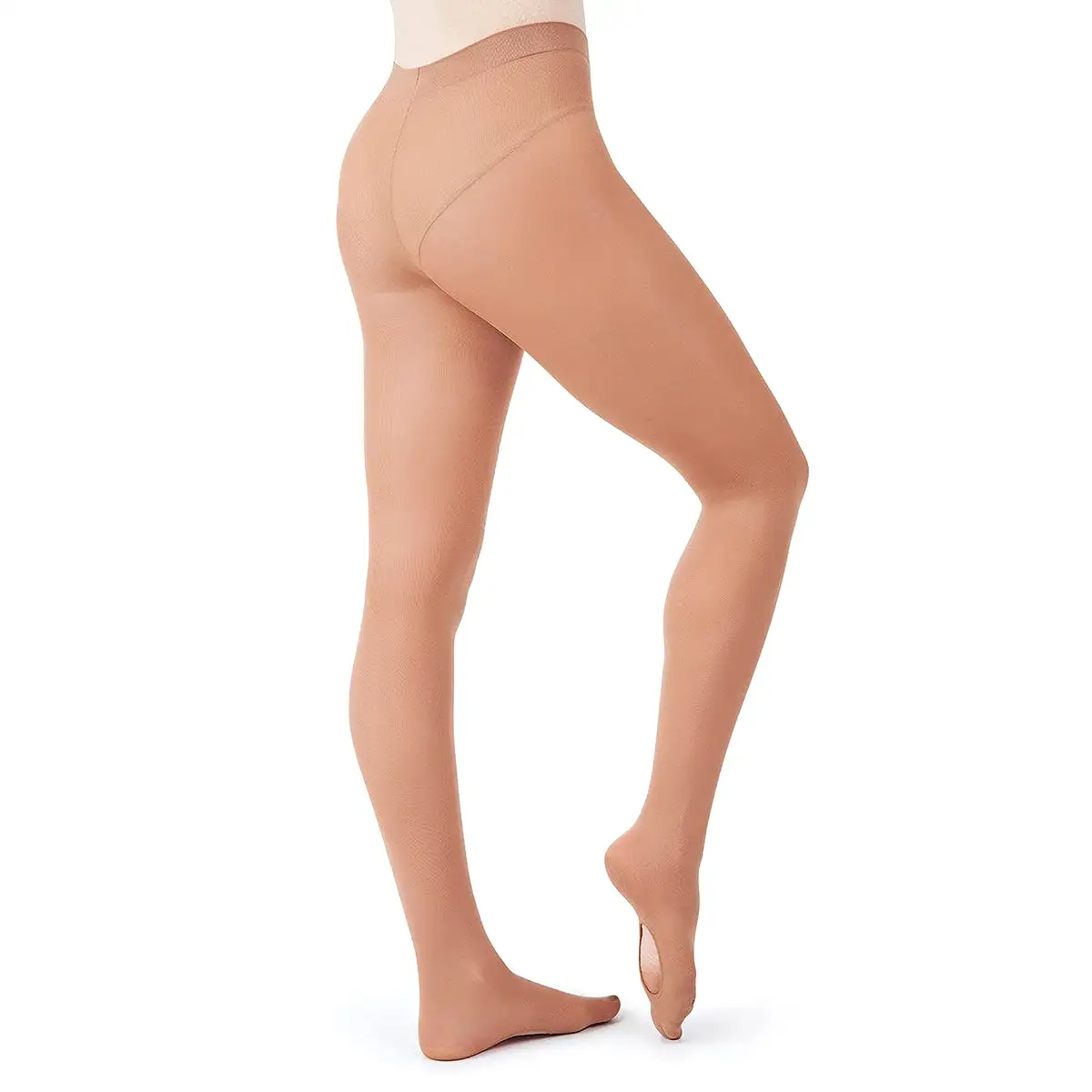 Capezio Ultra Soft Self Knit Waistband Adult Transition Tights