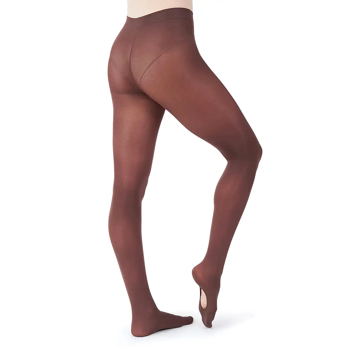 Capezio Ultra Soft Self Knit Waistband Adult Transition Tights