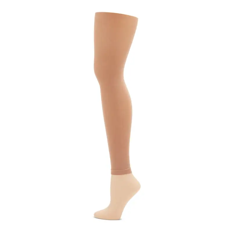 Capezio Ultra Soft Self Knit Waistband Girl's Footless Tights