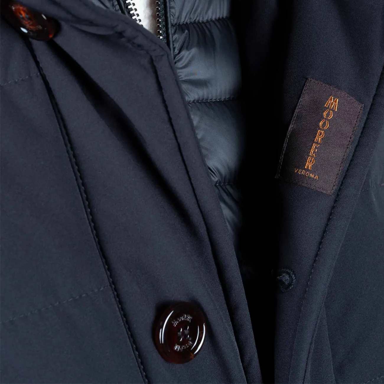 CAPPOTTO CALEGARI KN MONOPETTO CON CORPETTO STACCABILE Uomo Dark Blue