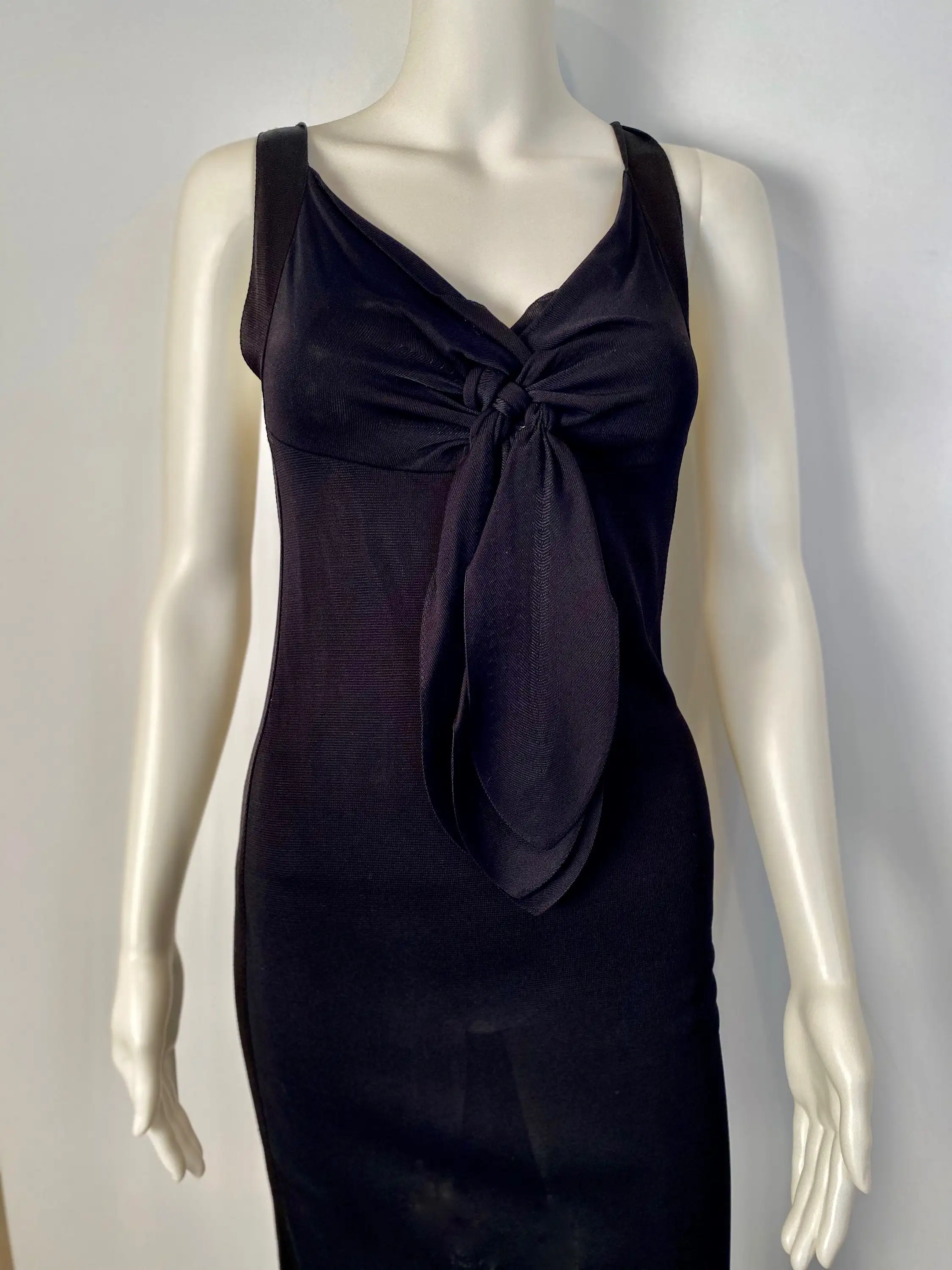 Chanel NWT 10P, 2010 Spring Black Cocktail Dress FR 38 US 4