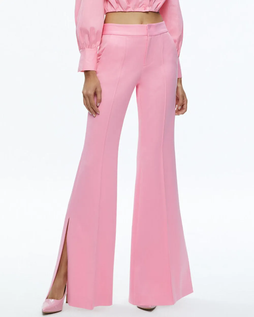 Cherry Blossom High Rise Danette Flare Trouser