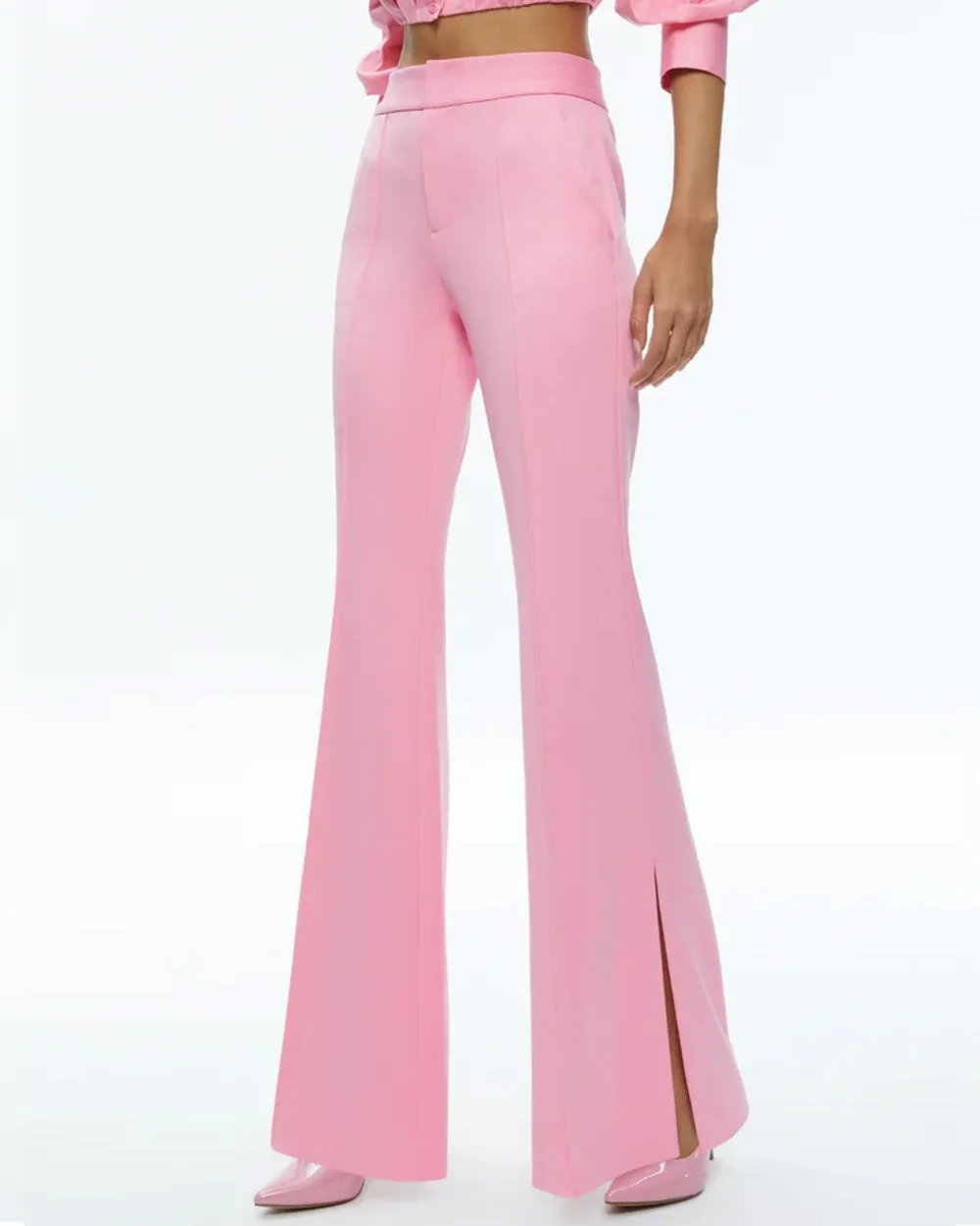 Cherry Blossom High Rise Danette Flare Trouser