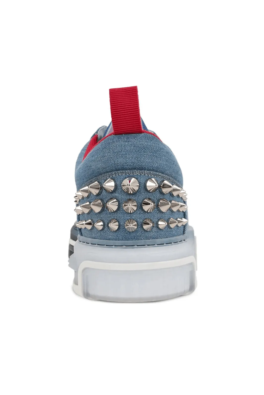 Christian Louboutin Astroloubi Blue White Denim Sneakers