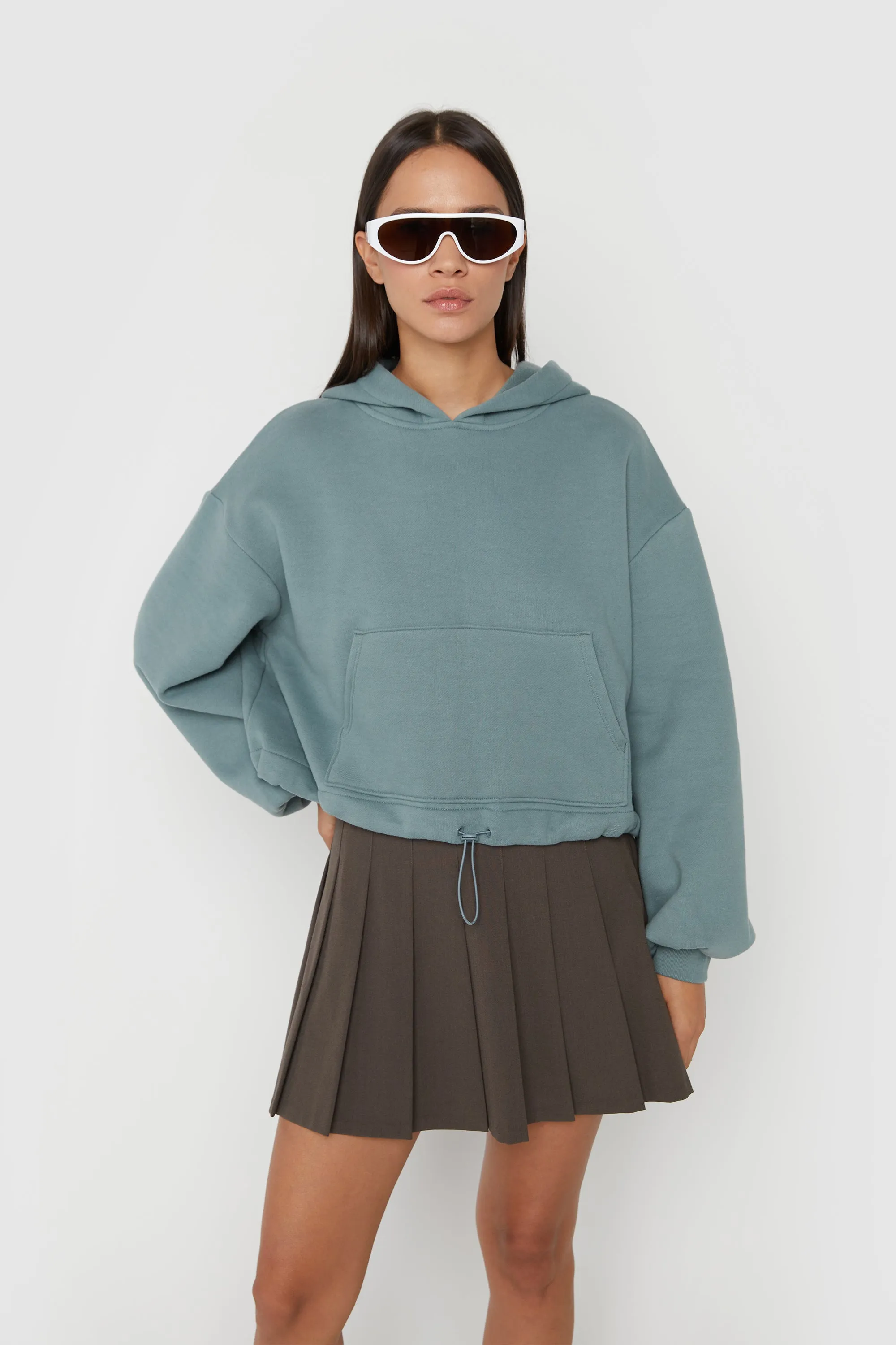 CROPPED HOODIE