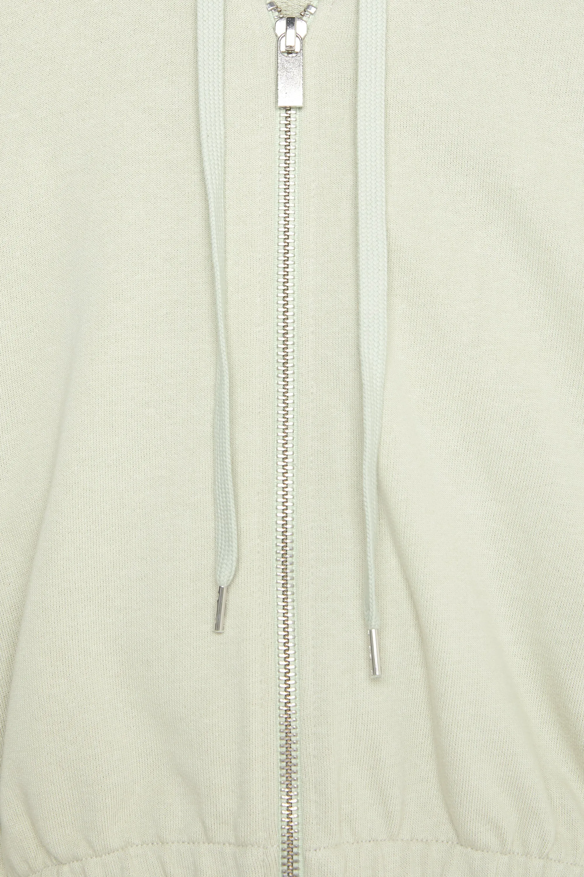 CROPPED ZIP-UP HOODIE