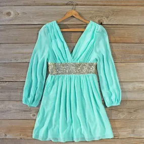 December Snow Dress in Mint