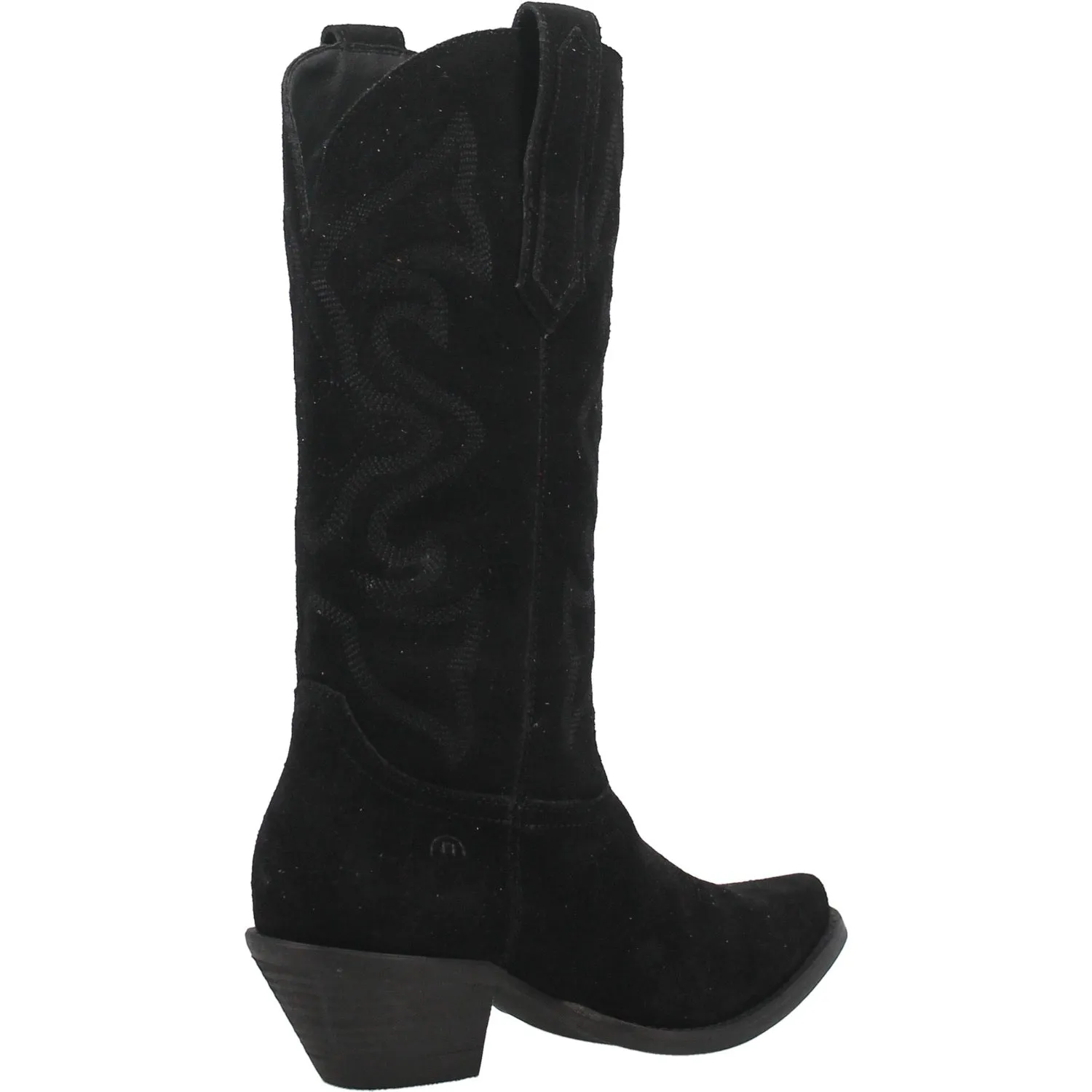 Dingo Womens Out West Cowboy Boots Leather Black