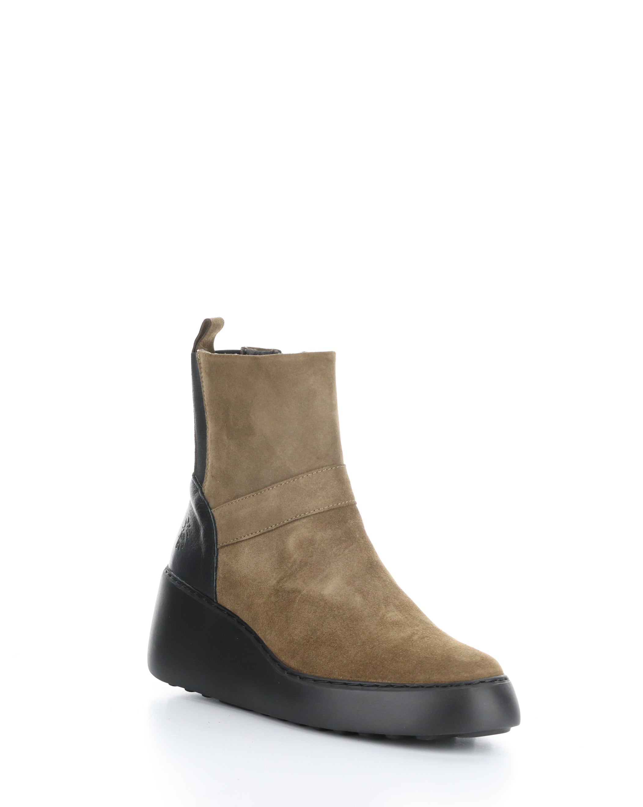 DOXE604FLY 002 TAUPE/BLACK Elasticated Boots