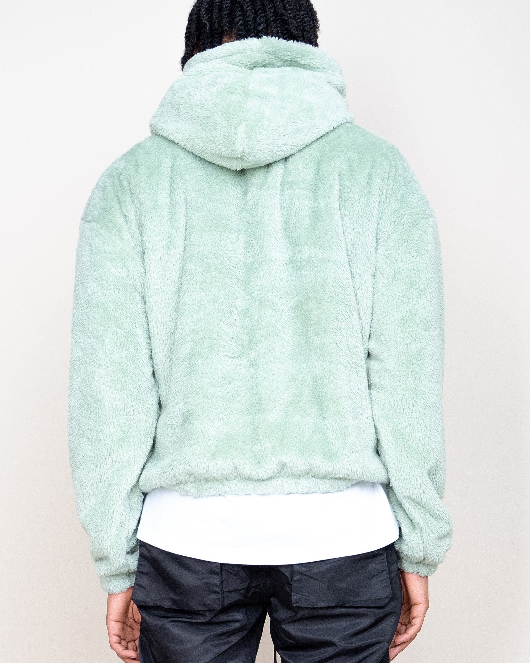 EPTM FUZZY HOODIE-MINT