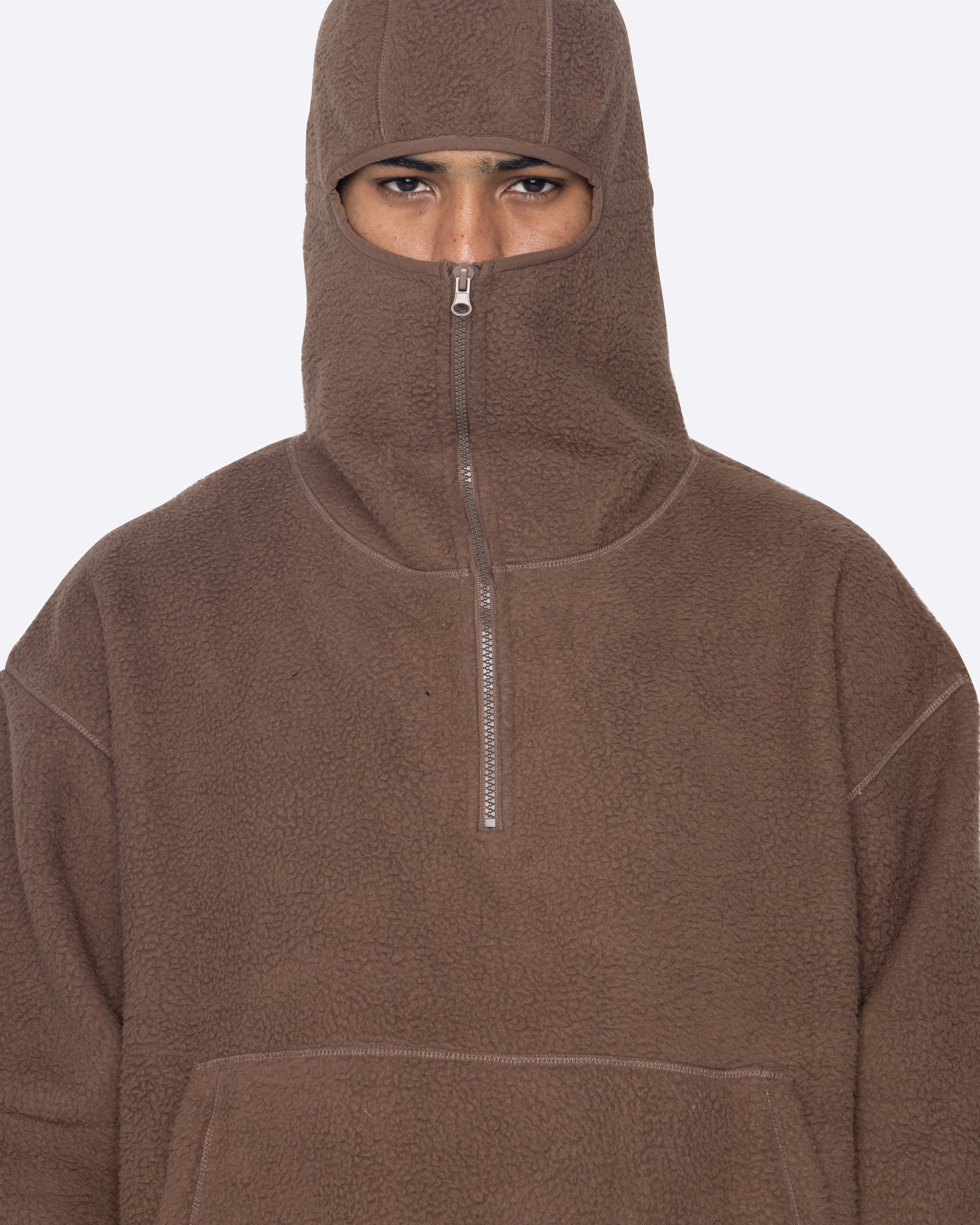 EPTM POLAR HOODIE-BROWN