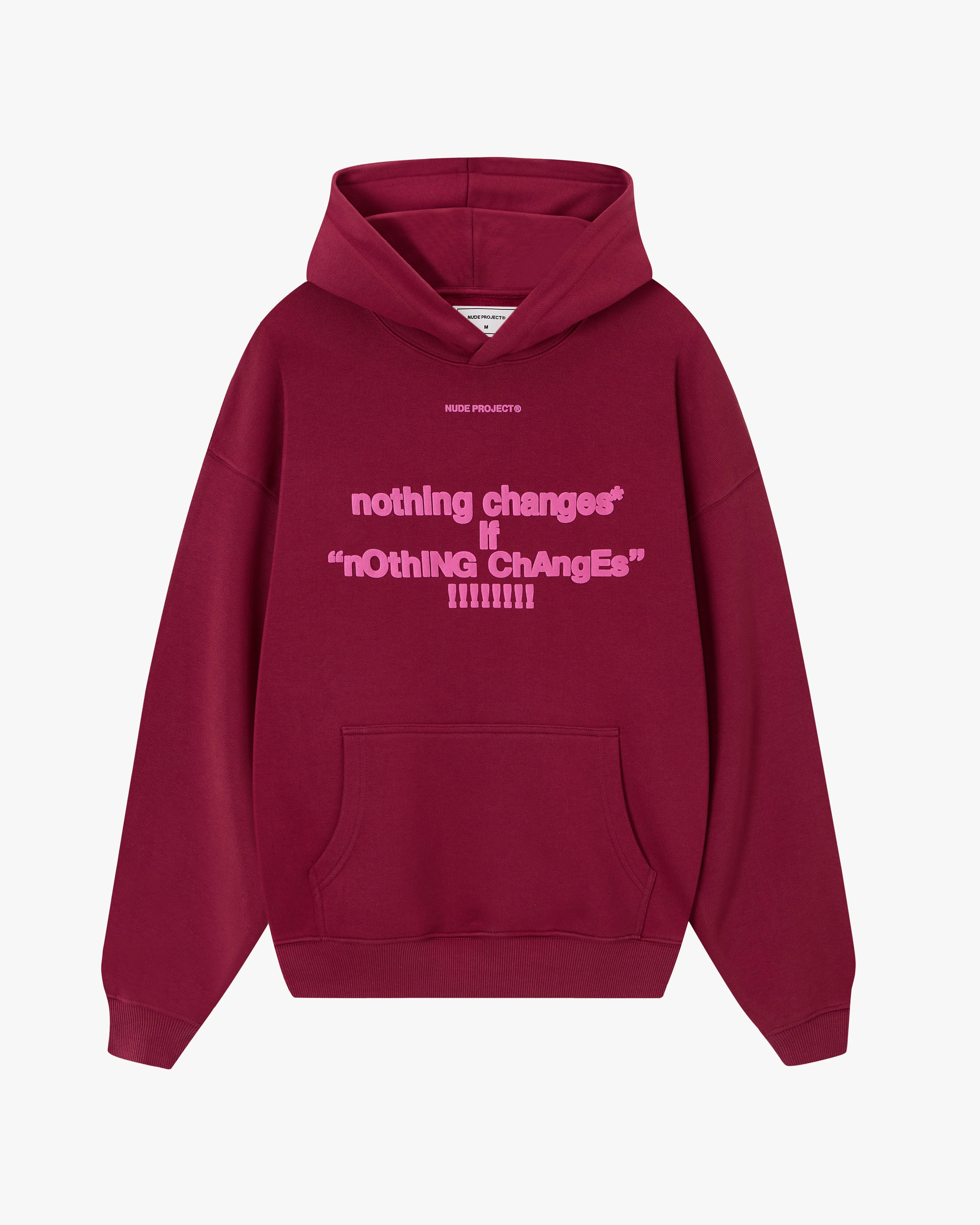 fActs?* HOODIE BURGUNDY