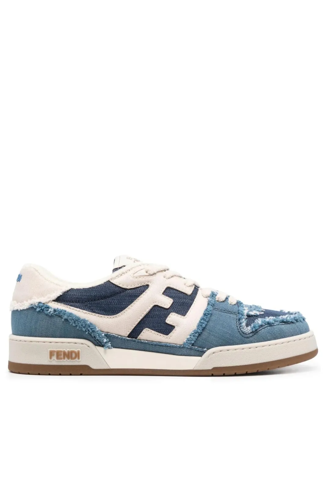 Fendi Multicolor Denim Sneakers