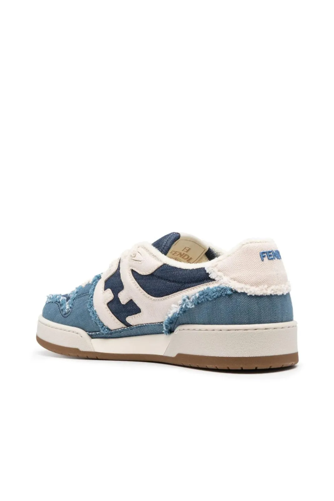 Fendi Multicolor Denim Sneakers