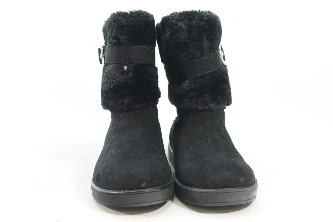 G BY Guess Aussie Women's Black Boots 8M(ZAP19275)