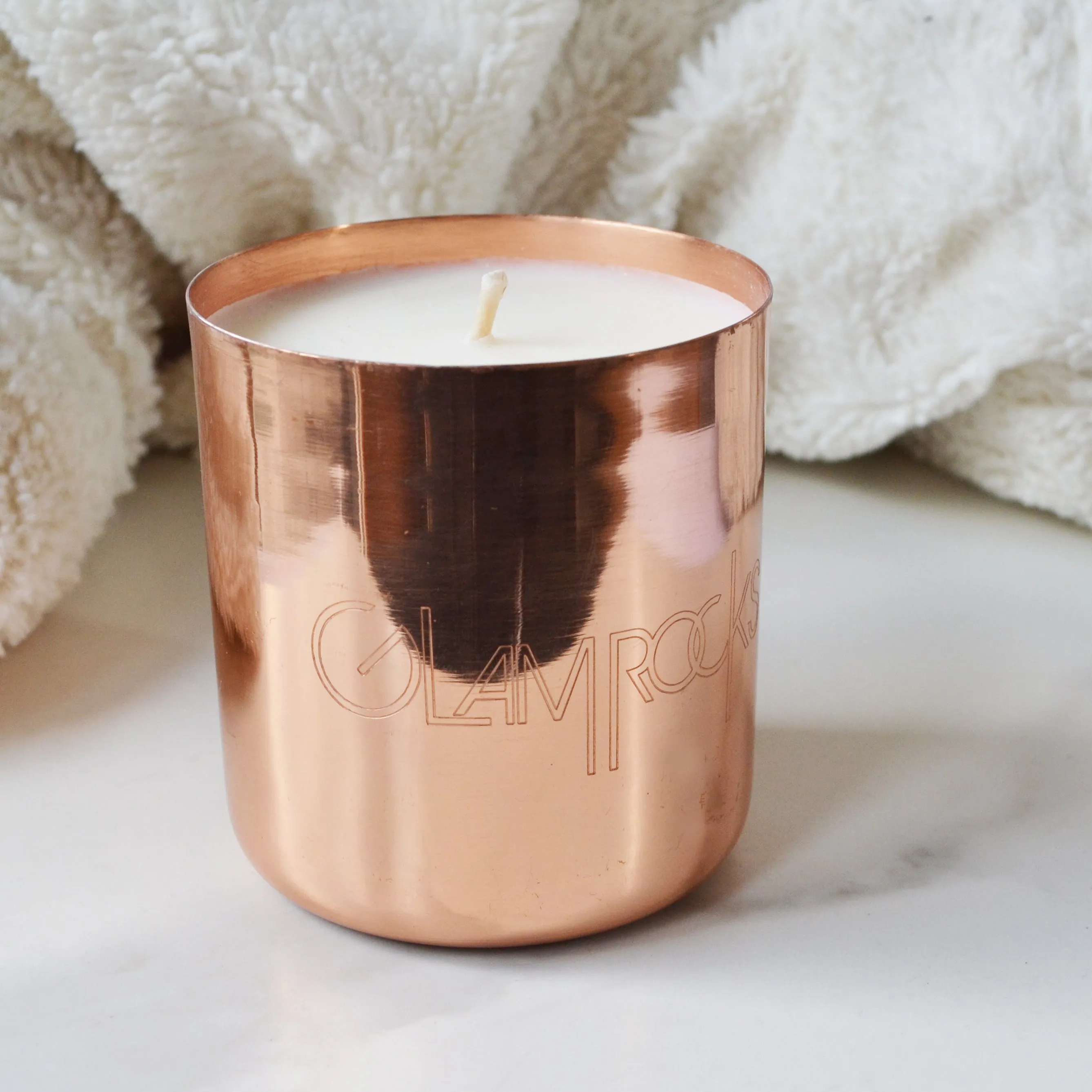 Glamrocks Copper Candle